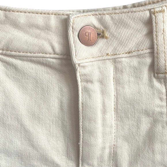 PILCRO Anthropologie Seamed Wide Leg Jeans Cream Size 30 NWOT - Picture 5 of 10